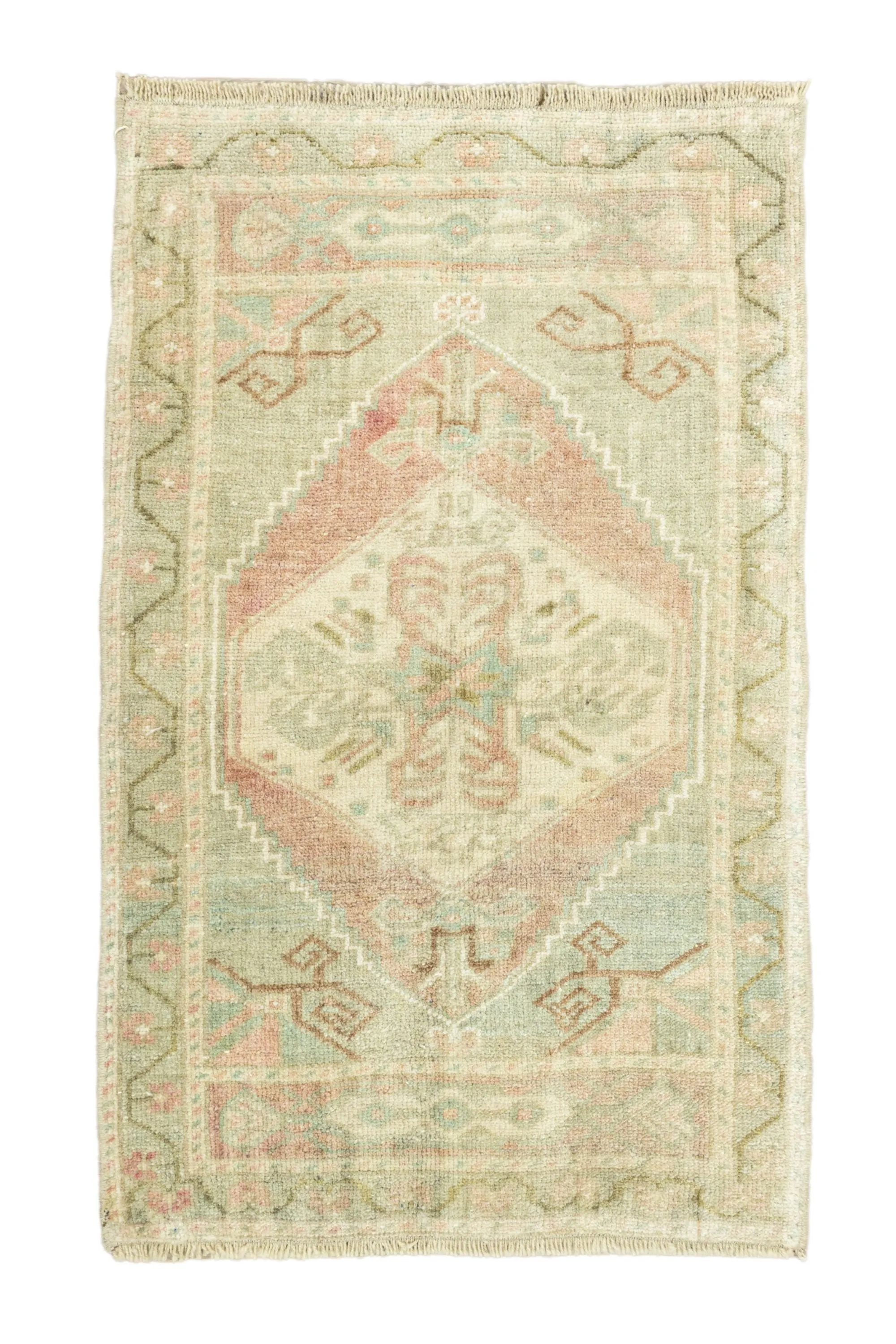 Vintage Turkish Mini Rug No. 672 | 1'9 x 2'10