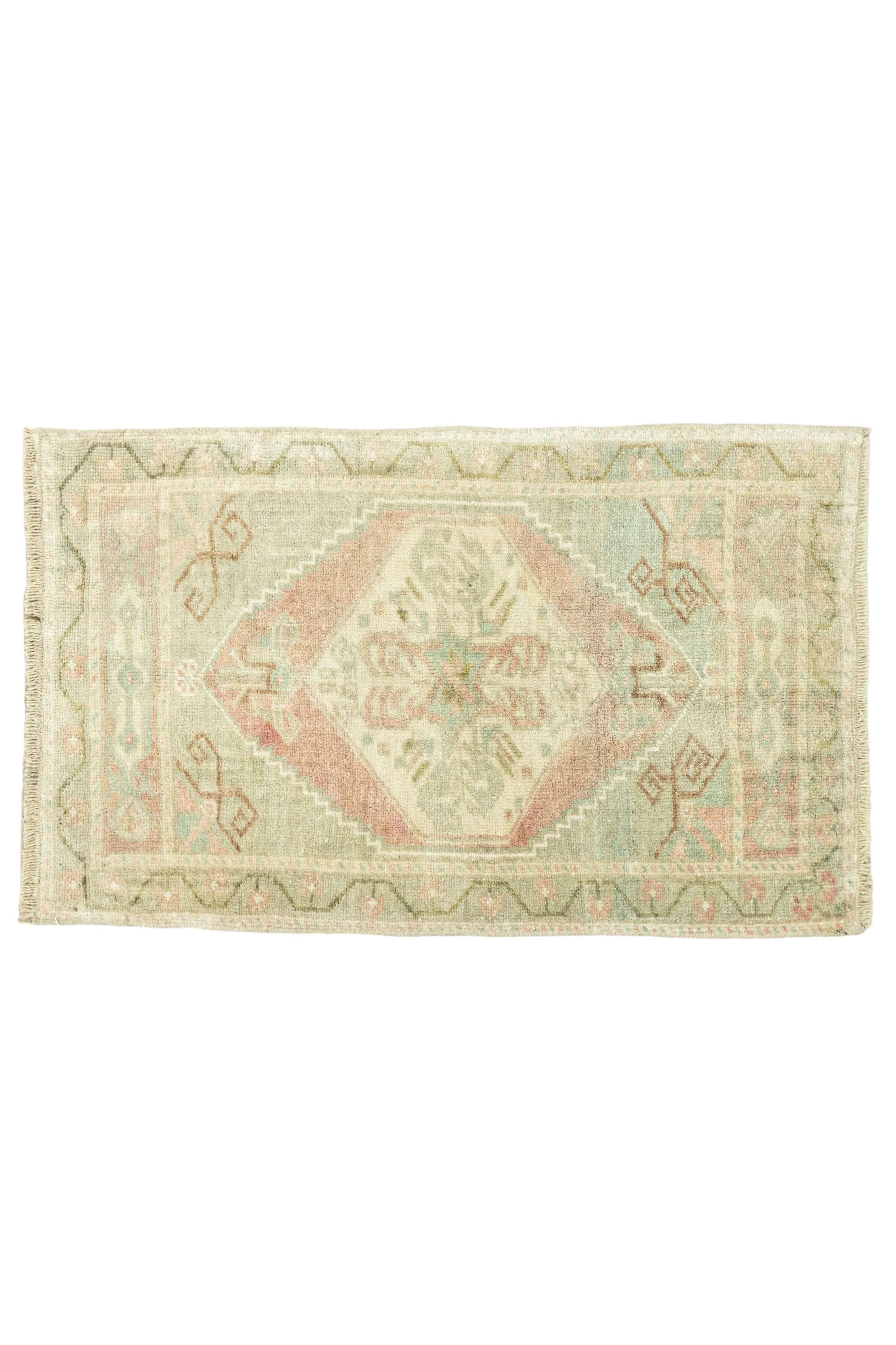 Vintage Turkish Mini Rug No. 672 | 1'9 x 2'10