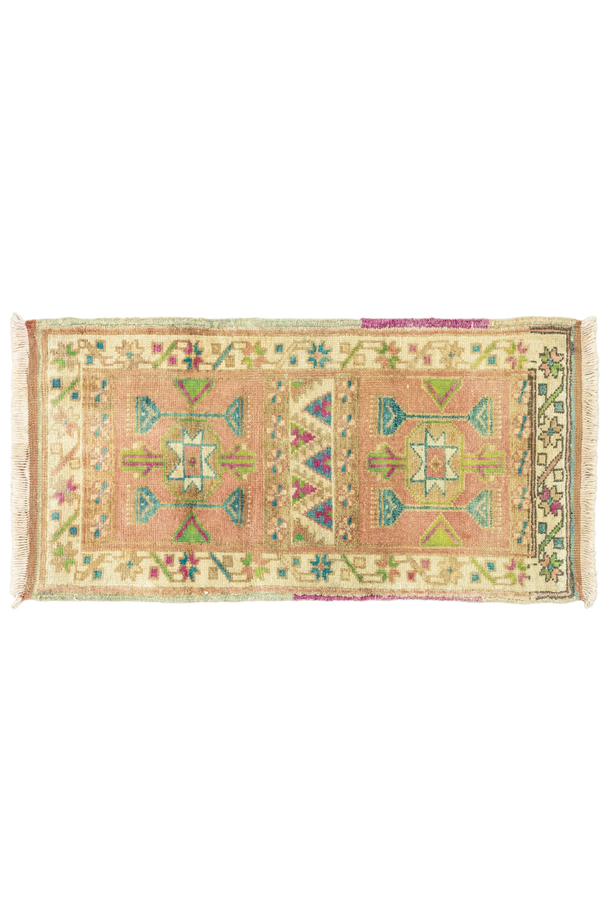 Vintage Turkish Mini Rug No. 680 | 1'6 x 2'10