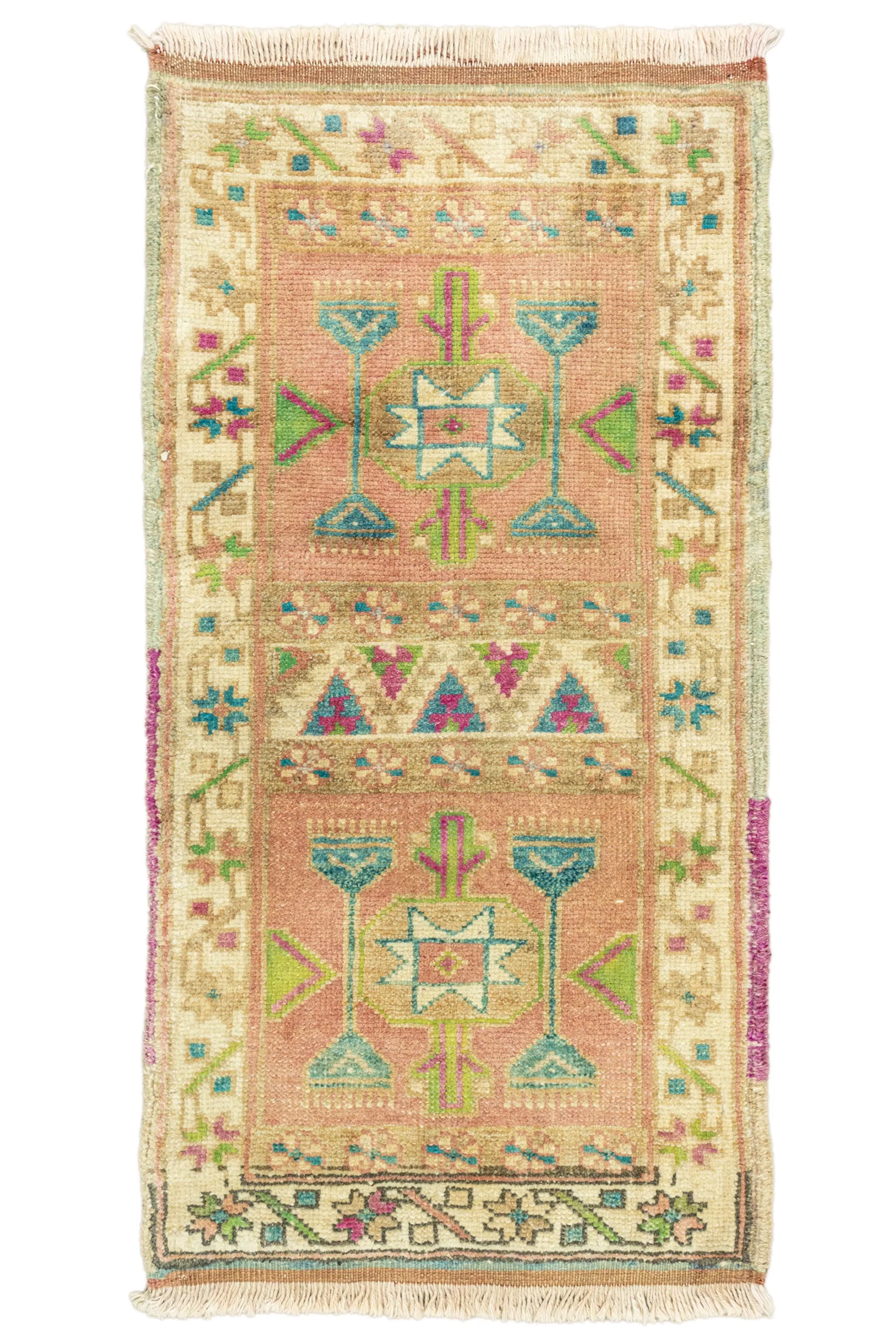 Vintage Turkish Mini Rug No. 680 | 1'6 x 2'10