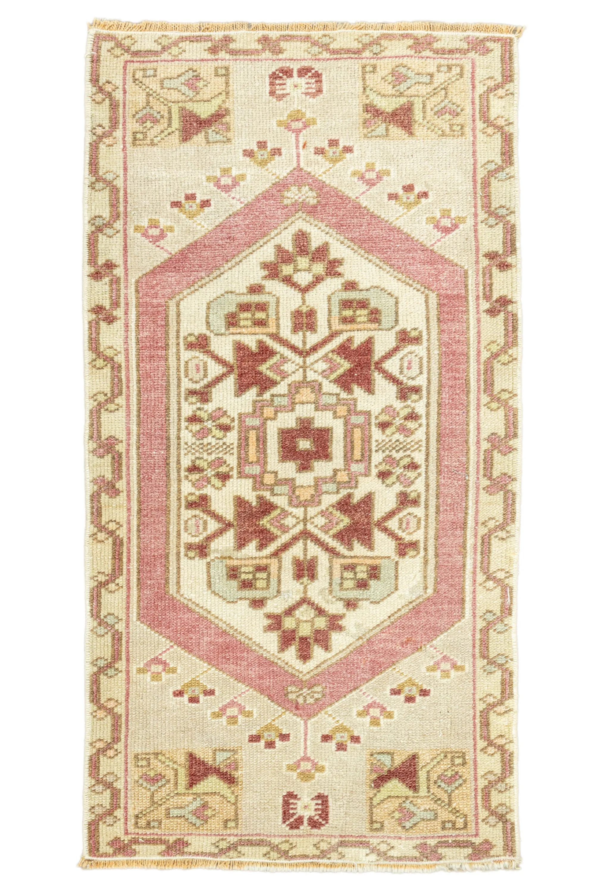 Vintage Turkish Mini Rug No. 690 | 1'7 x 3'2