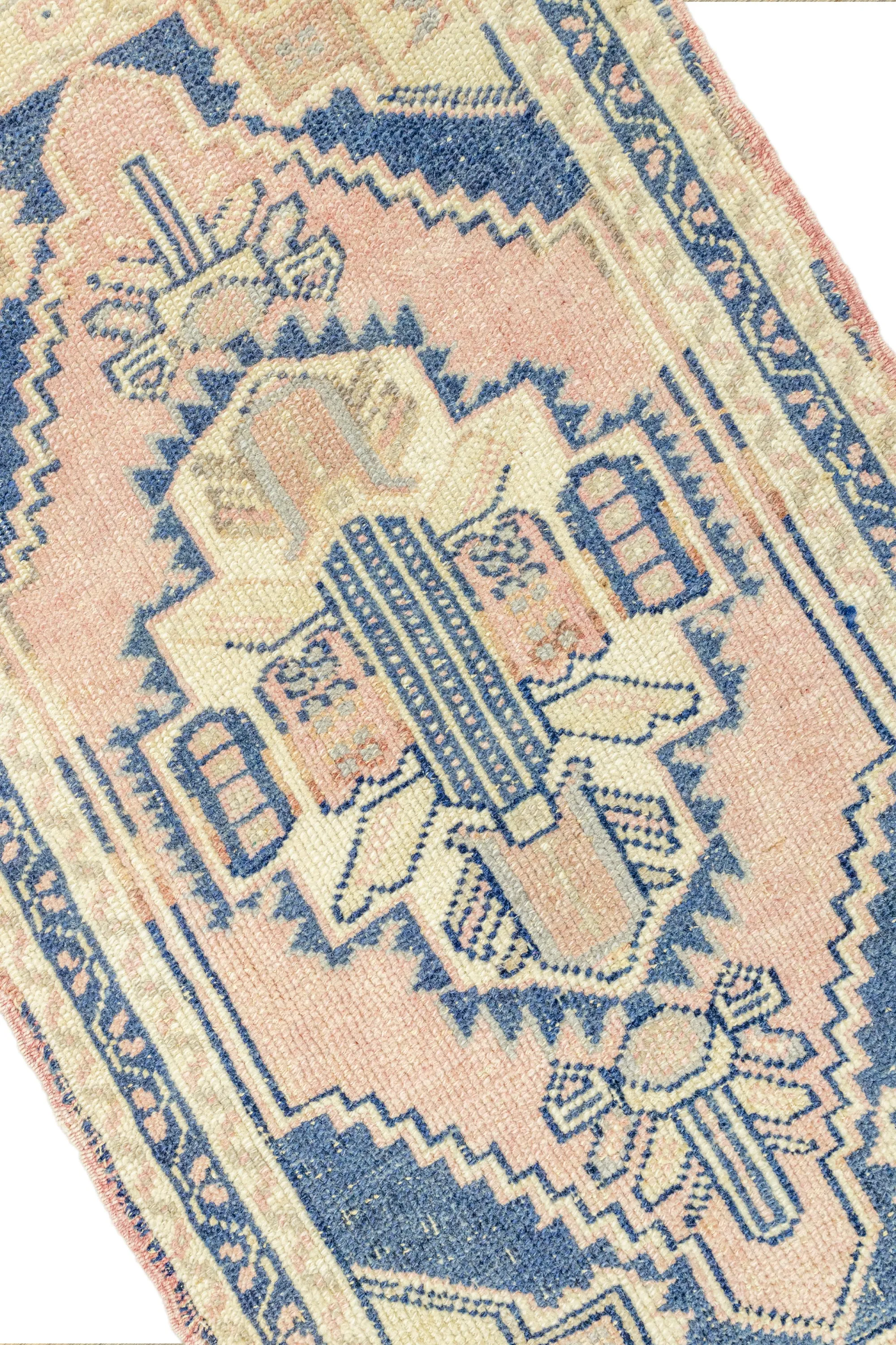 Vintage Turkish Mini Rug No. 691 | 1'11 x 3'3