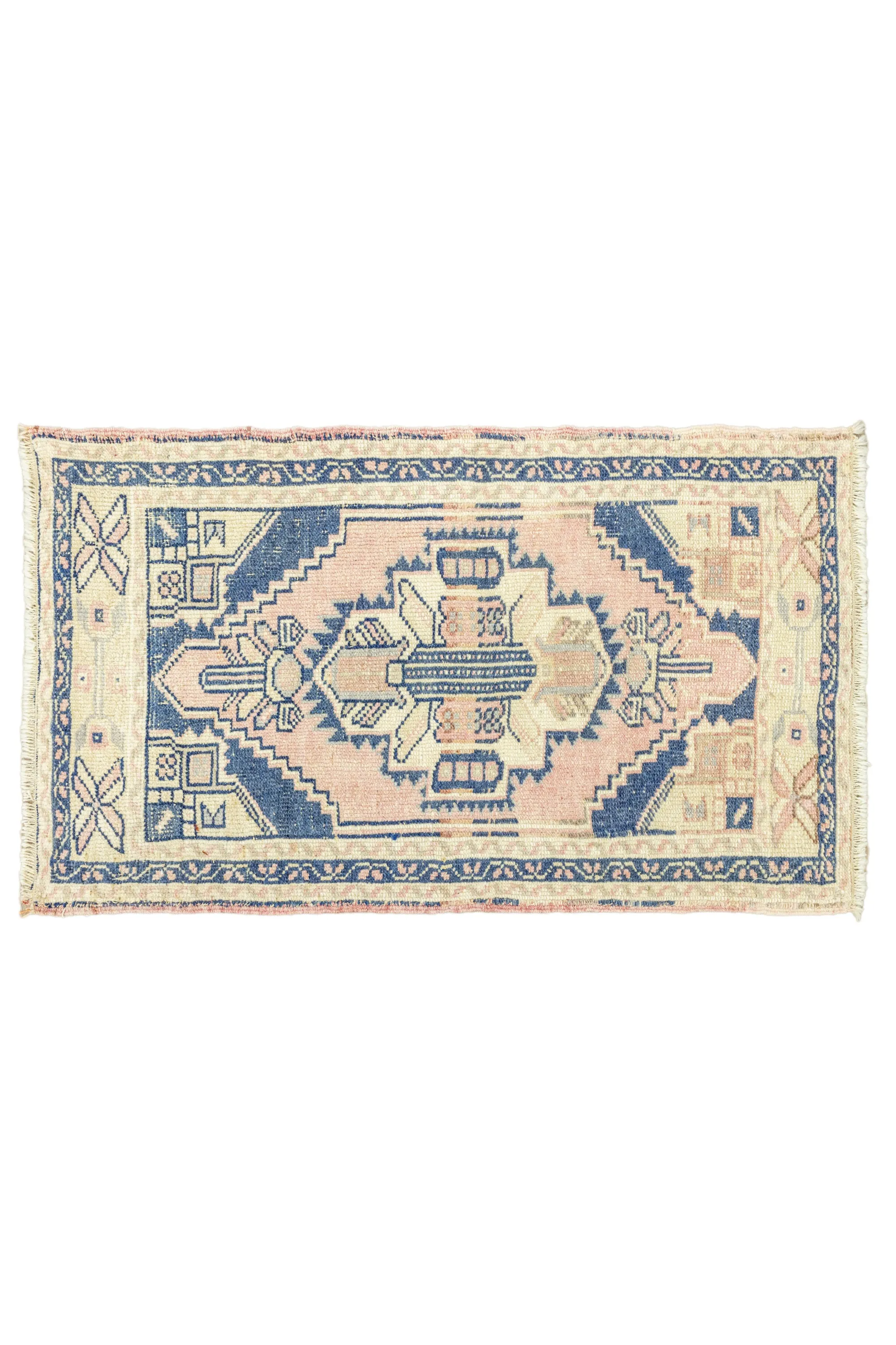 Vintage Turkish Mini Rug No. 691 | 1'11 x 3'3