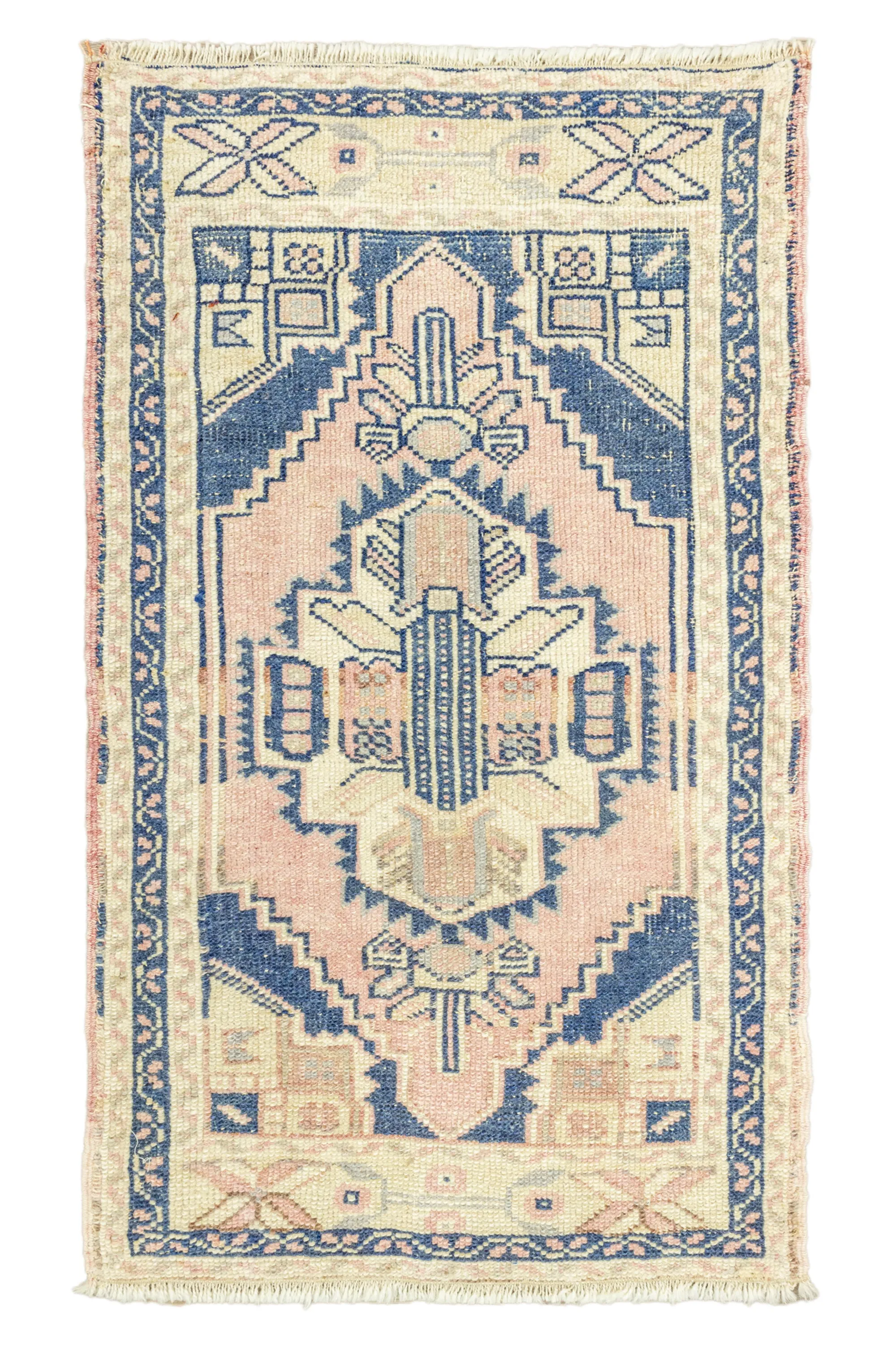 Vintage Turkish Mini Rug No. 691 | 1'11 x 3'3