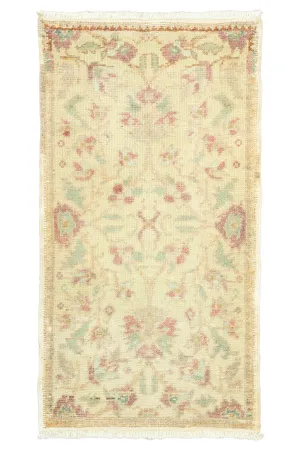 Vintage Turkish Mini Rug No. 696 | 1'9 x 3'3