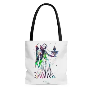 Virgo Zodiac Sign Tote Bag