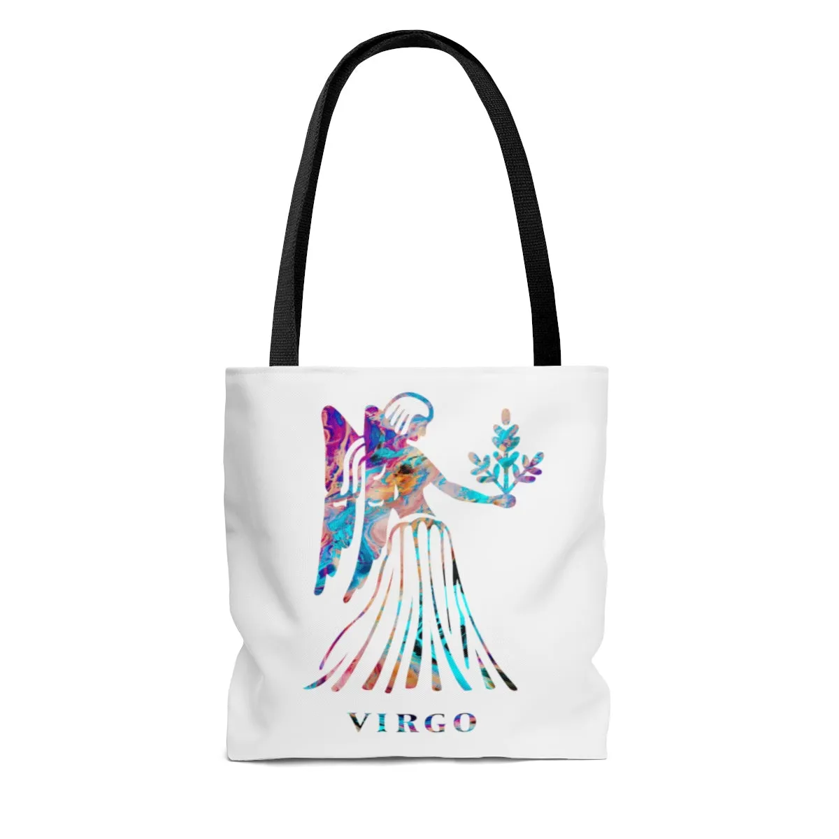 Virgo Zodiac Sign Tote Bag