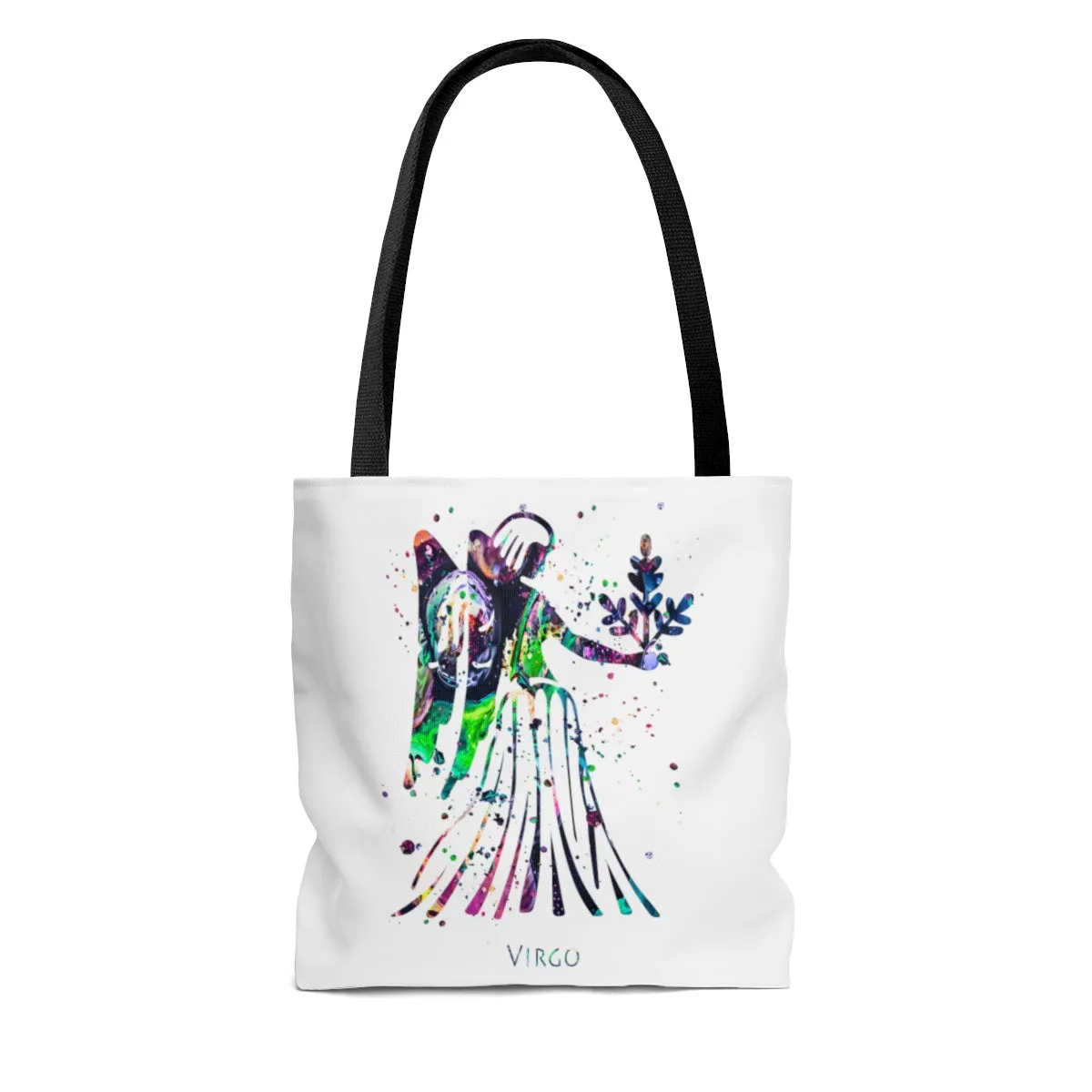 Virgo Zodiac Sign Tote Bag