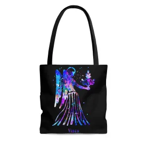 Virgo Zodiac Sign Tote Bag