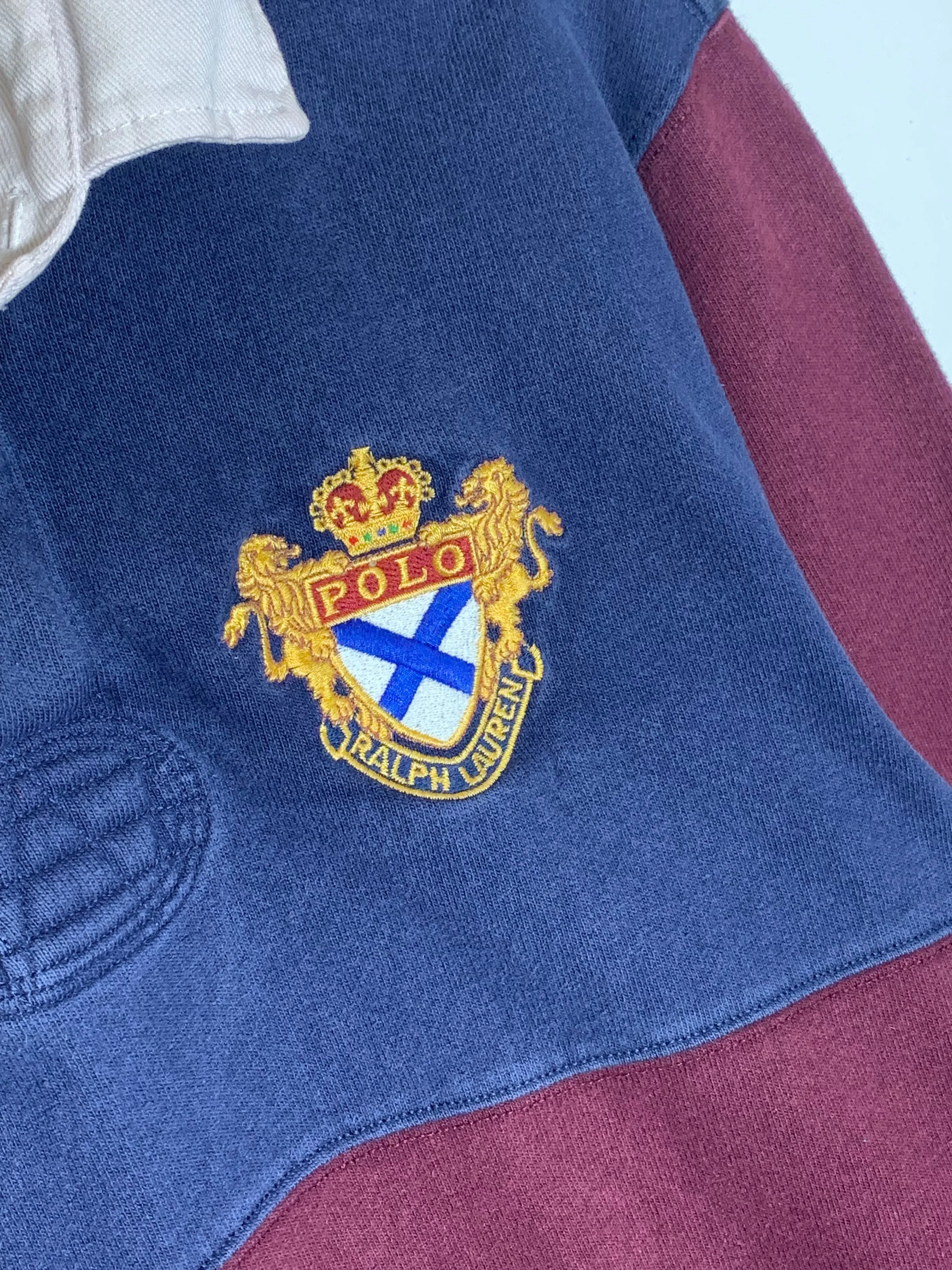 VTG Polo Ralph Lauren 6 Crest Rugby (L/XL)