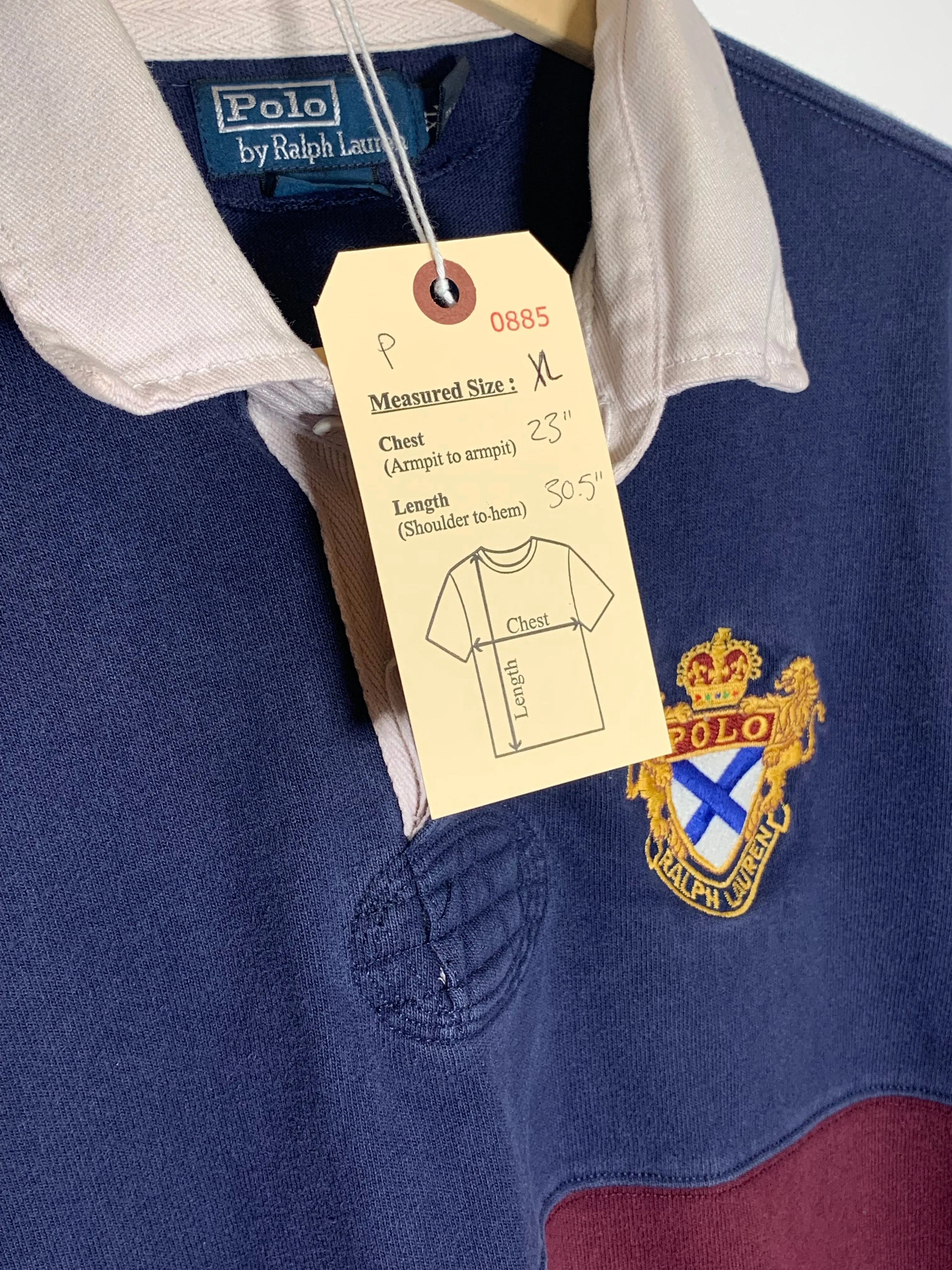 VTG Polo Ralph Lauren 6 Crest Rugby (L/XL)