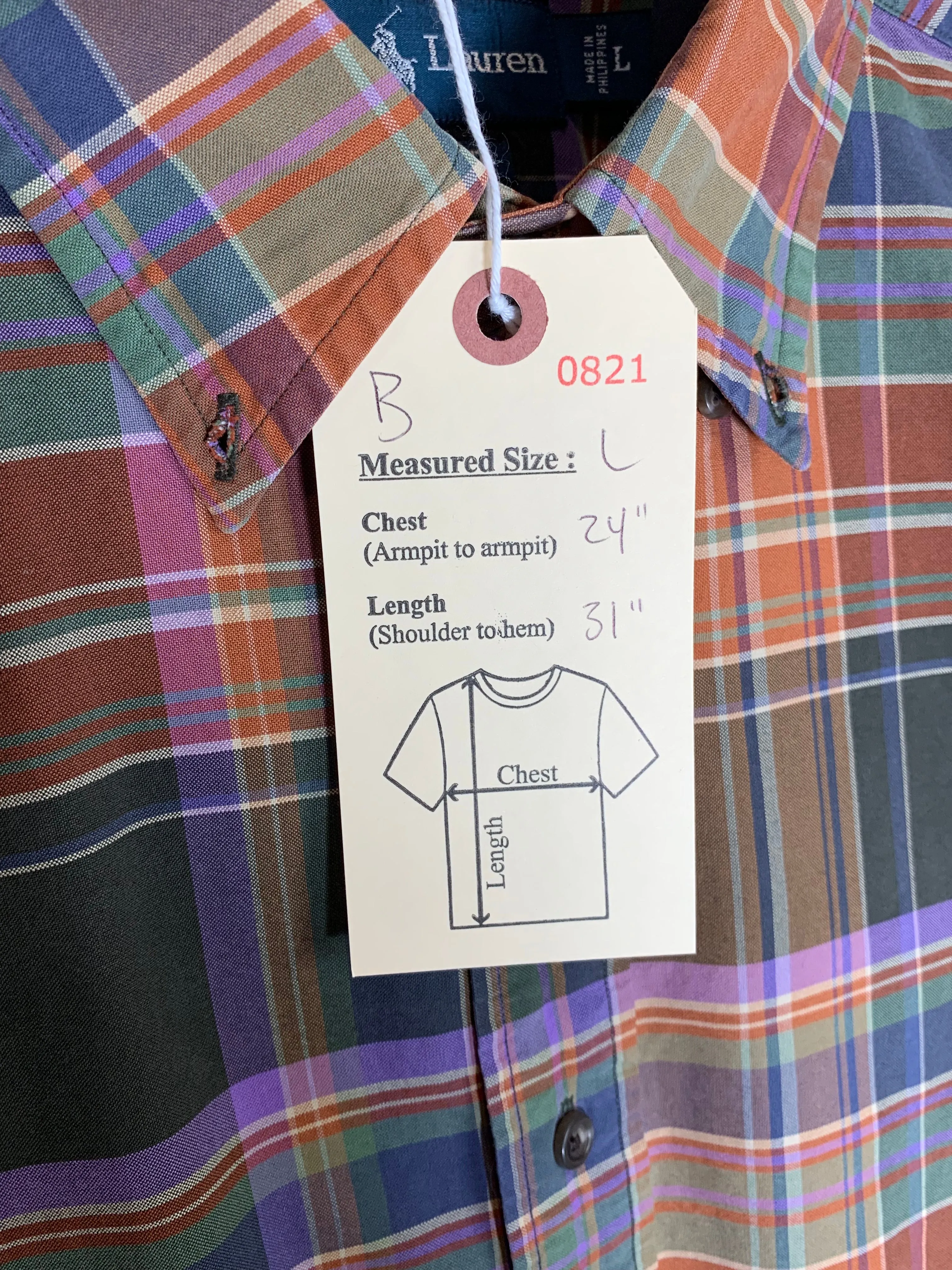 VTG Ralph Lauren Plaid Buttondown (L)