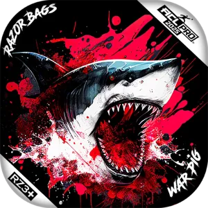 War Pig | Shark Black Series | ACL PRO Razor Cornhole Bags