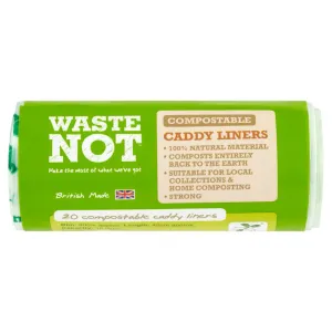 Waste Not 20 Compostable Caddy Liners