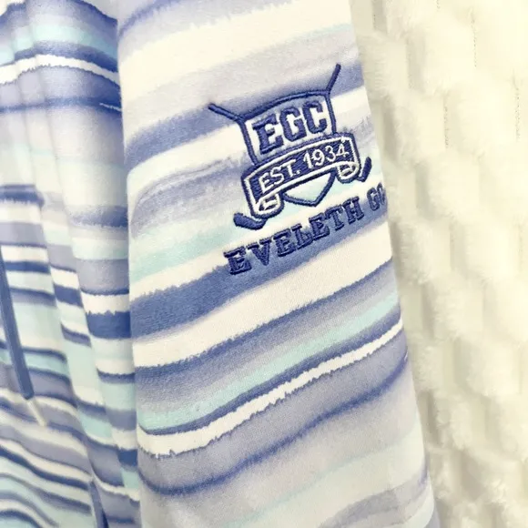 Watercolor Blue Periwinkle Pullover Hoodie Women-Previous Season Style
