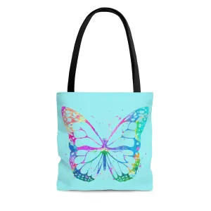Watercolor Butterfly Tote Bag