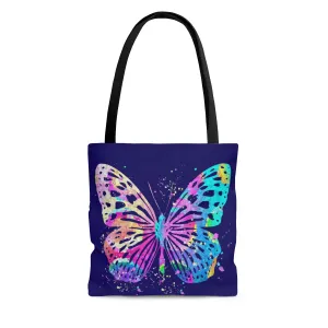 Watercolor Butterfly Tote Bag