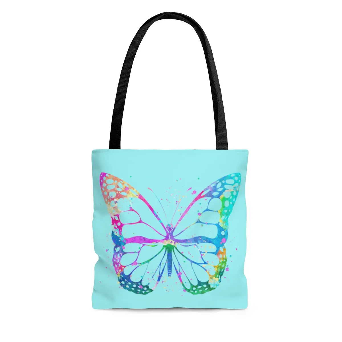 Watercolor Butterfly Tote Bag