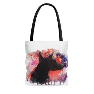 Watercolor Doberman Tote Bag