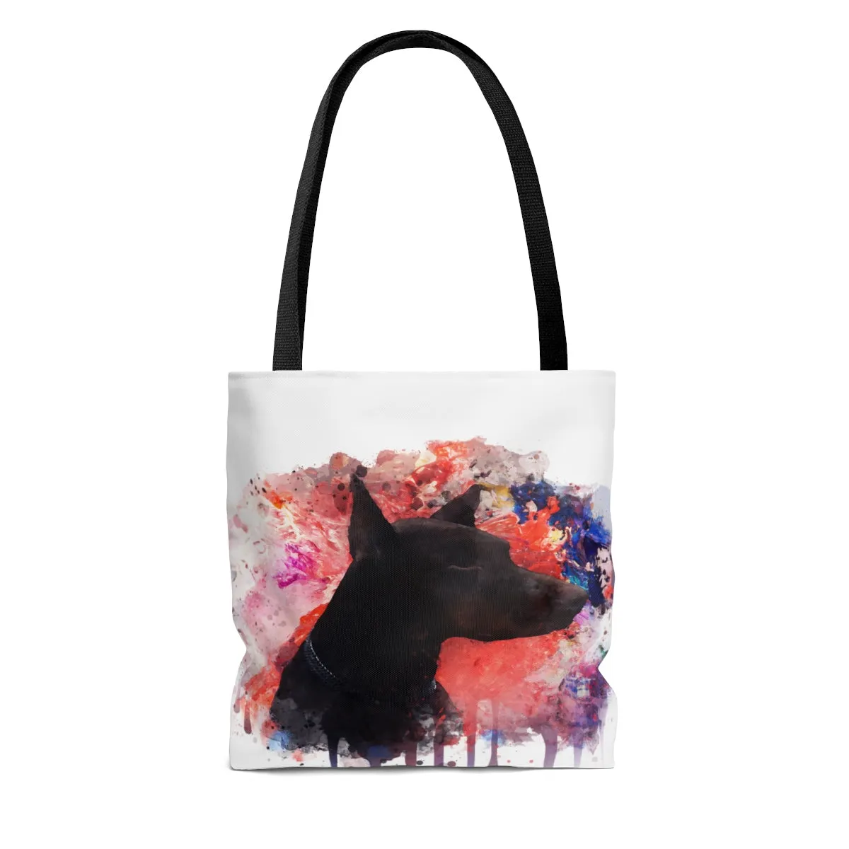 Watercolor Doberman Tote Bag