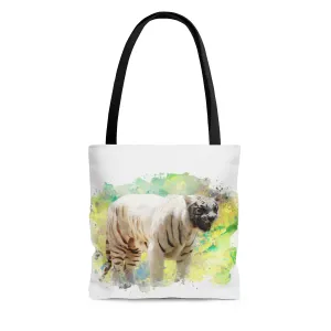 Watercolor Tiger Tote Bag