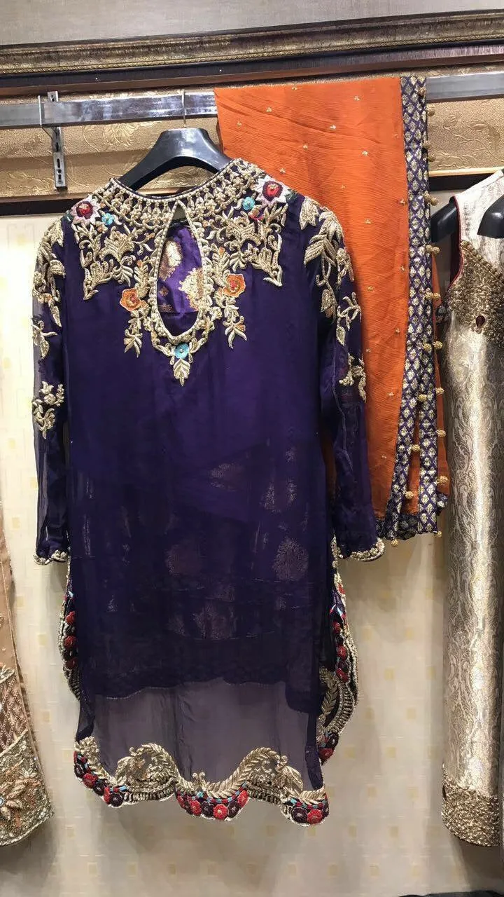 Wedding Party Dress Dark Purple Model # P852