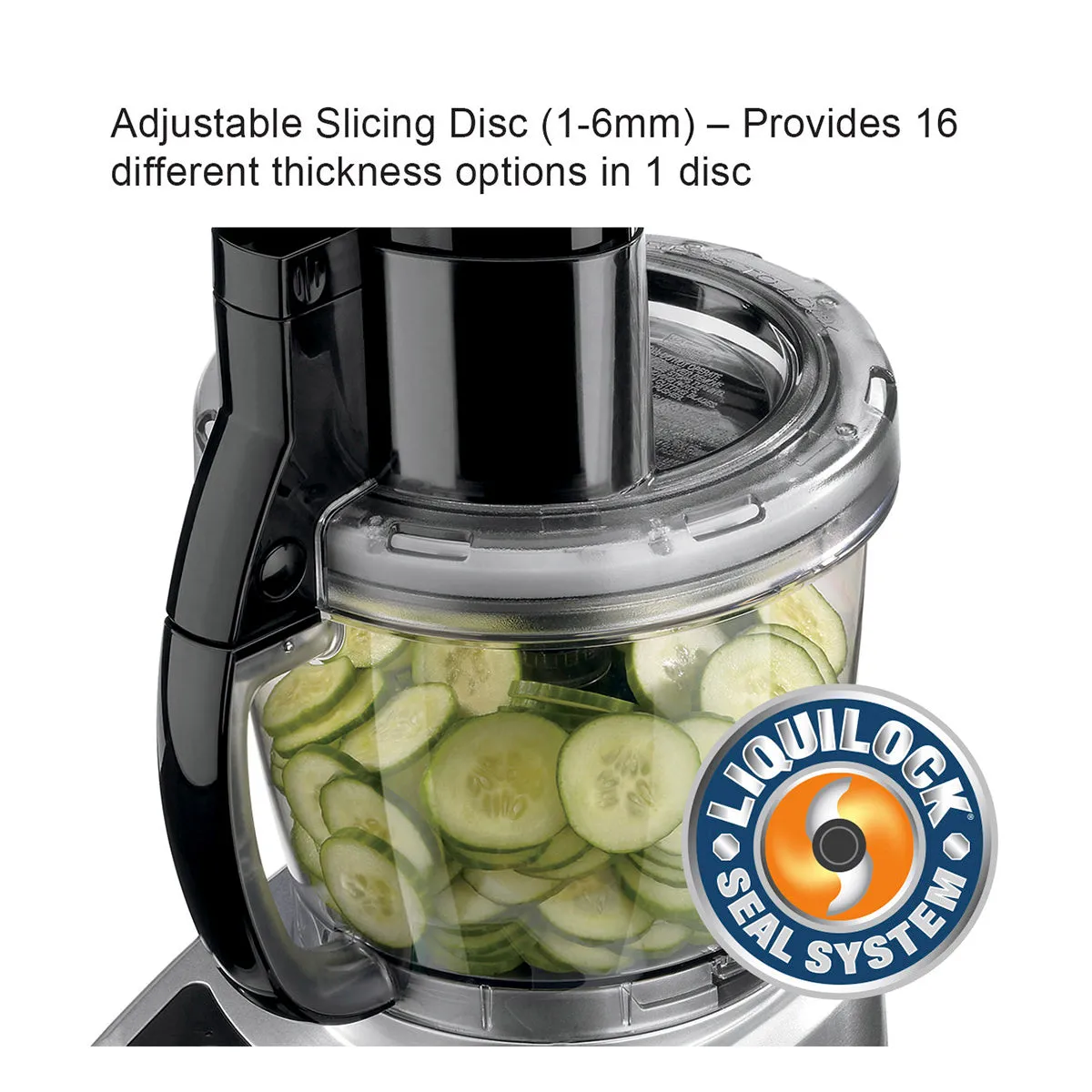 WFP16SCD - 4-Qt. Combination Bowl Cutter Mixer and Continuous-Feed with Dicing and LiquiLock Seal by Waring Commercial