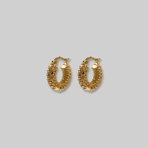 Wheel Hoop Earrings