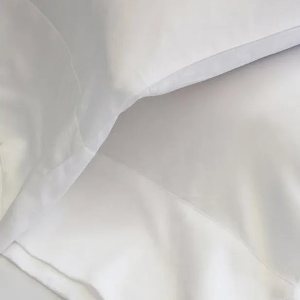 White Bamboo Sateen Sheet Set (2 Sizes)