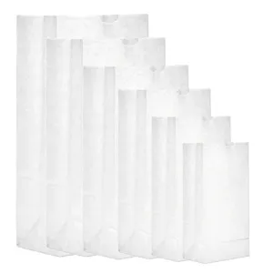 White Paper Bag Bundle - 8 Different Sizes - (500 Of Each Size)