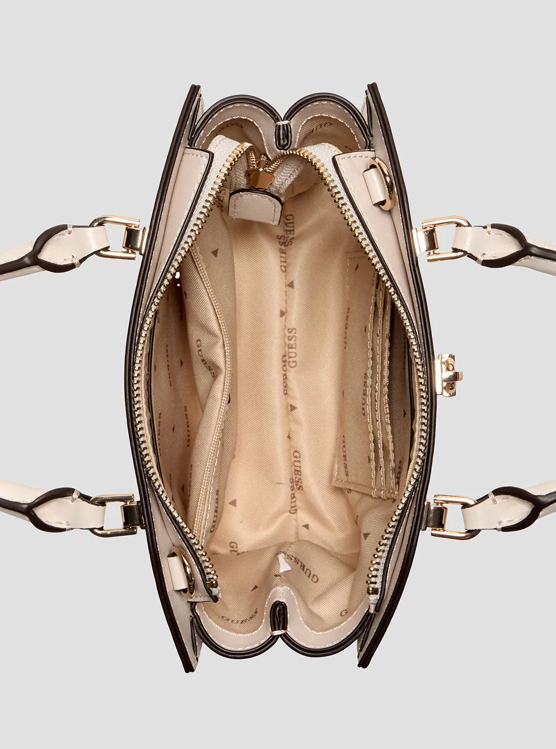 White Queensland Mini Satchel Bag