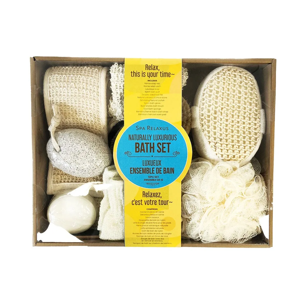 Wholesale Naturally Luxurious 12-Piece Bath Set