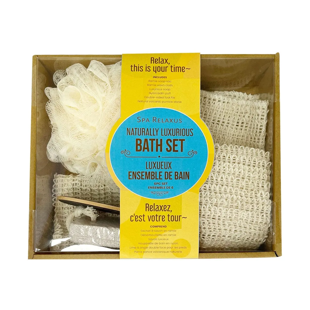Wholesale Naturally Luxurious 6-Piece Bath Set