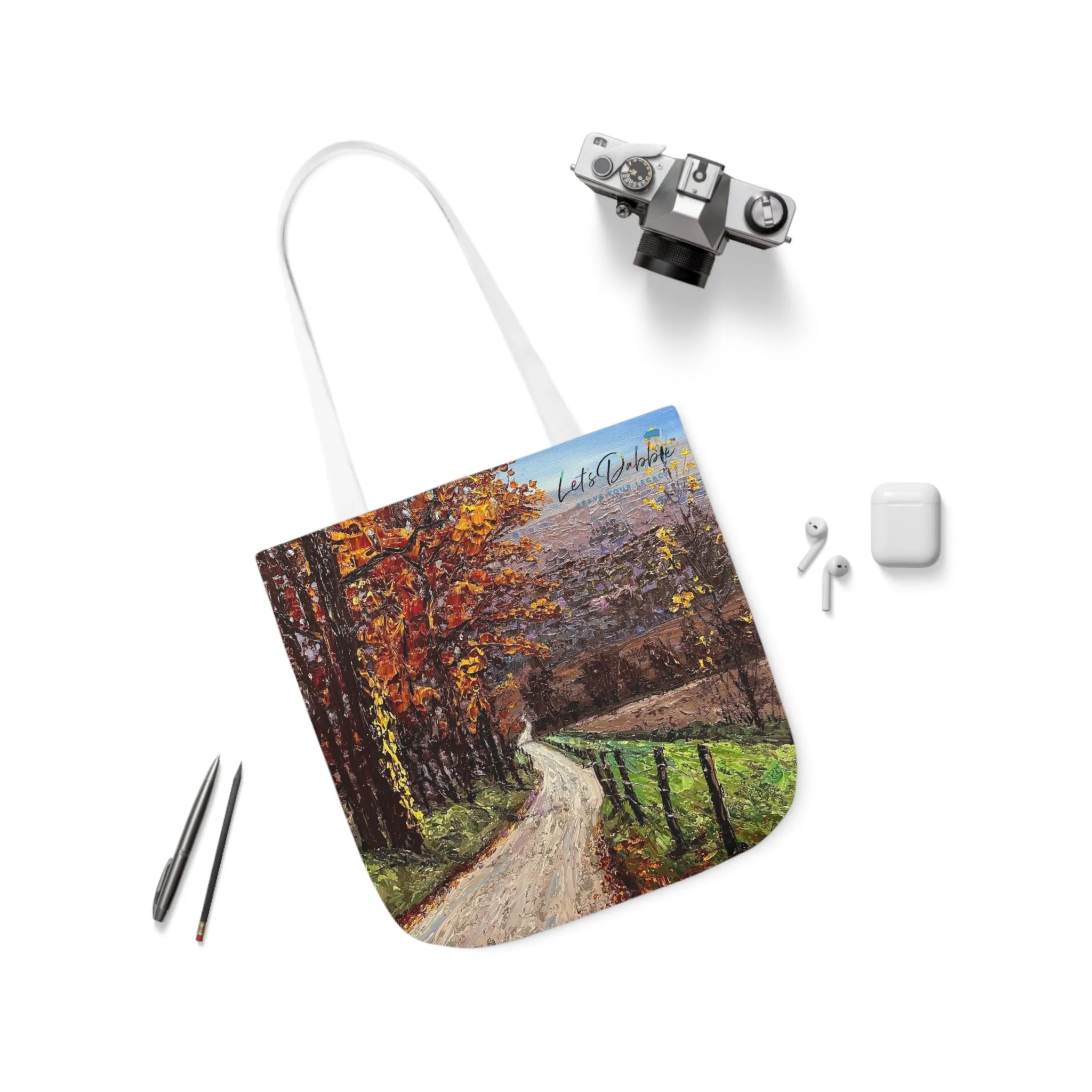Winding Through Fall Tote Bag