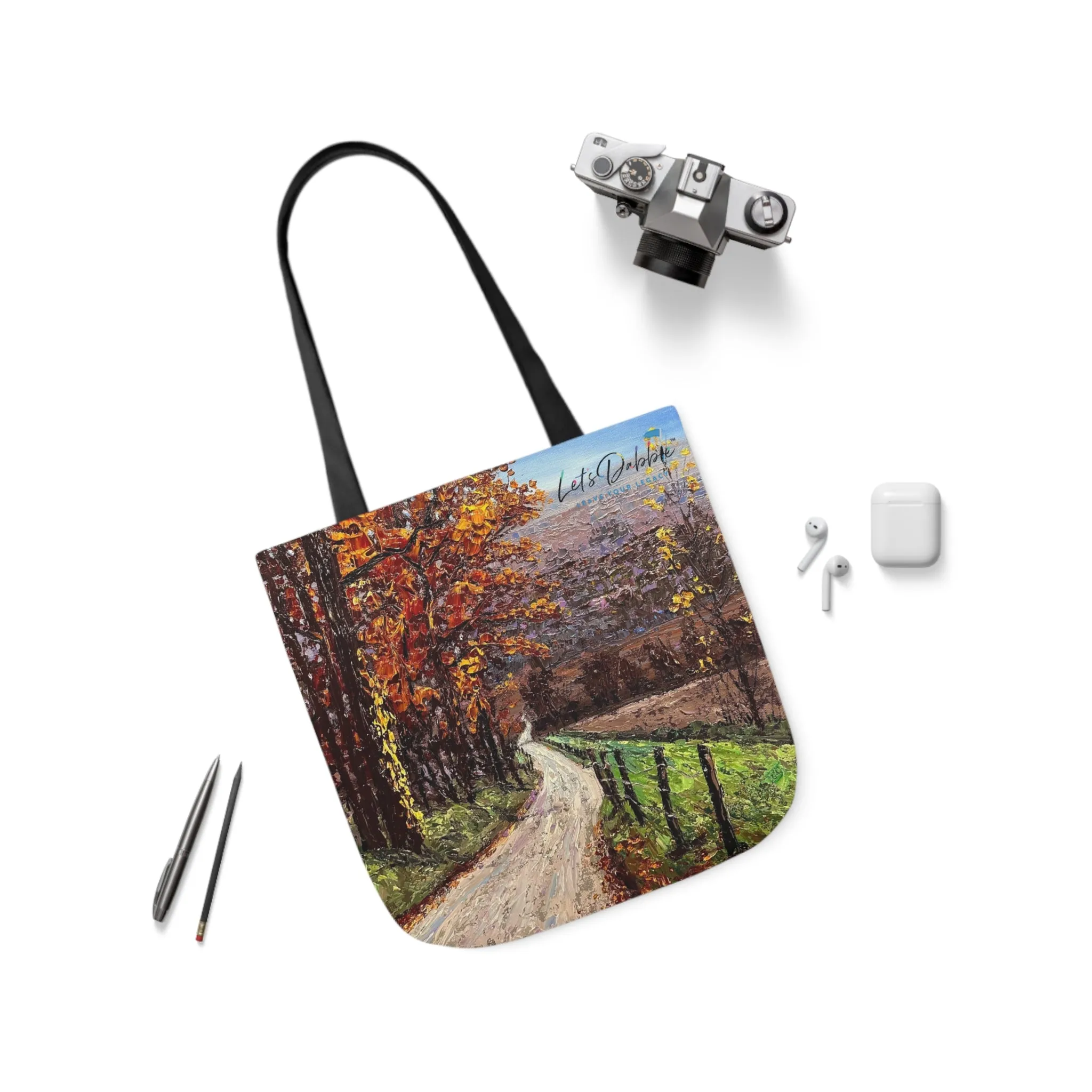 Winding Through Fall Tote Bag