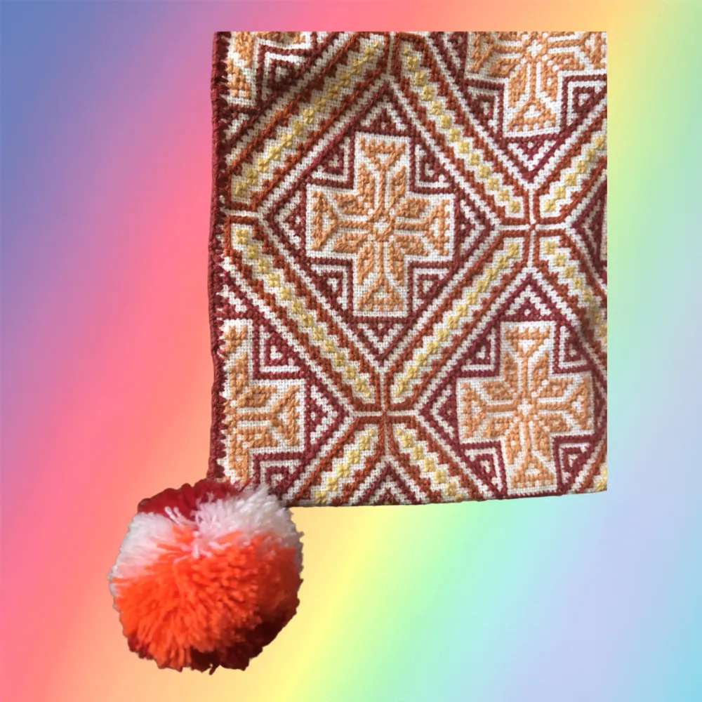 Wixrarika (Huichol) Sacred Bag - Pom Poms