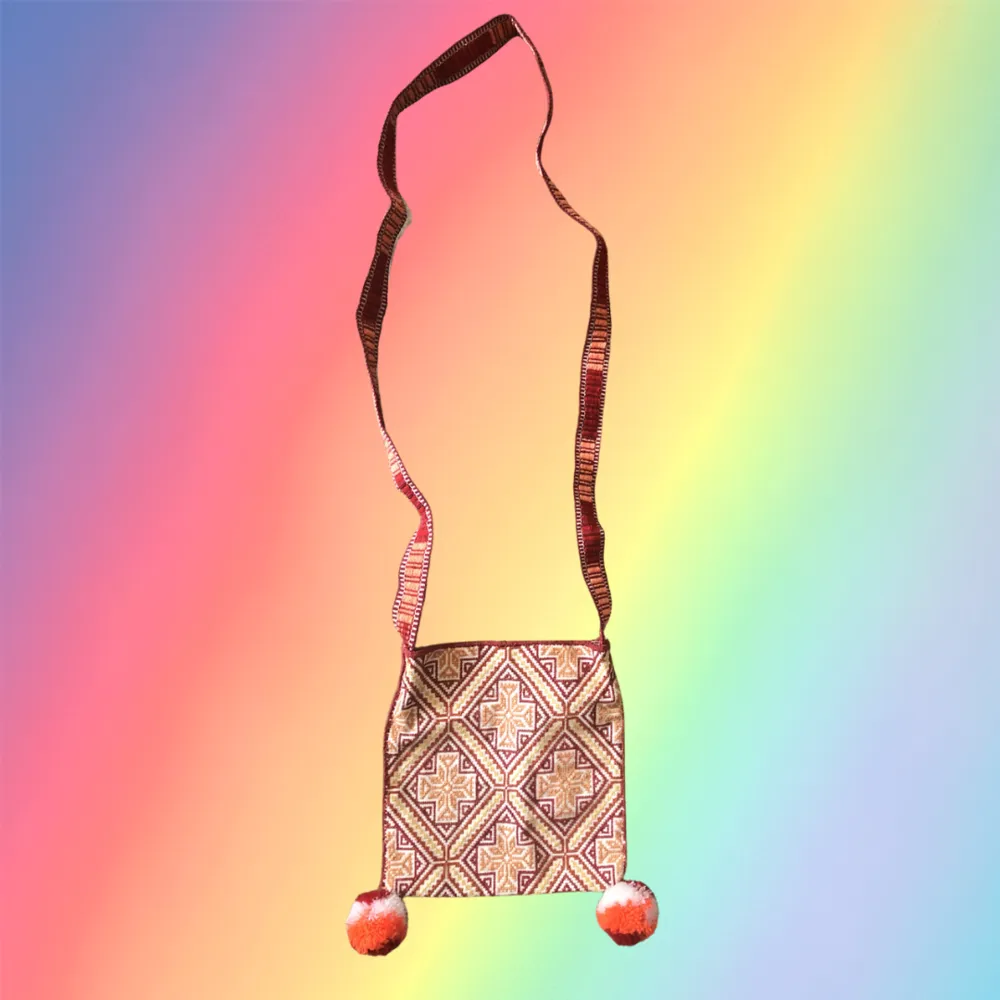 Wixrarika (Huichol) Sacred Bag - Pom Poms
