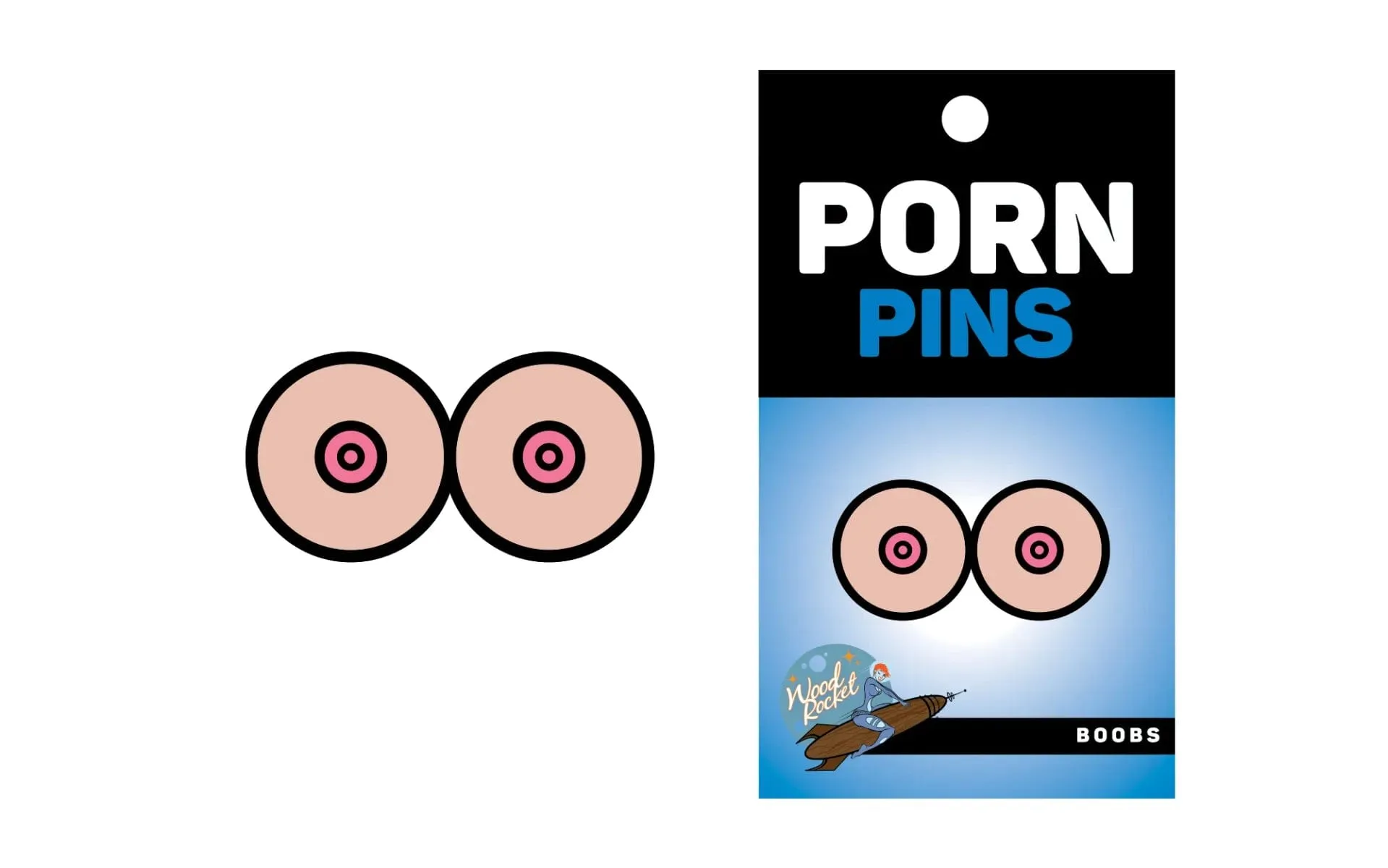 Wood Rocket Assorted Adult Pins