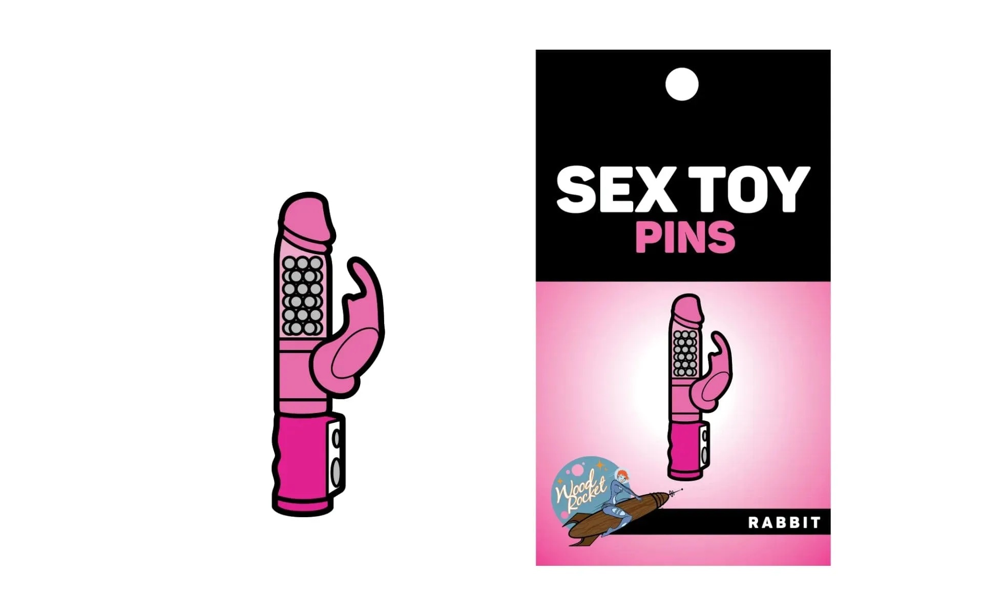 Wood Rocket Assorted Adult Pins