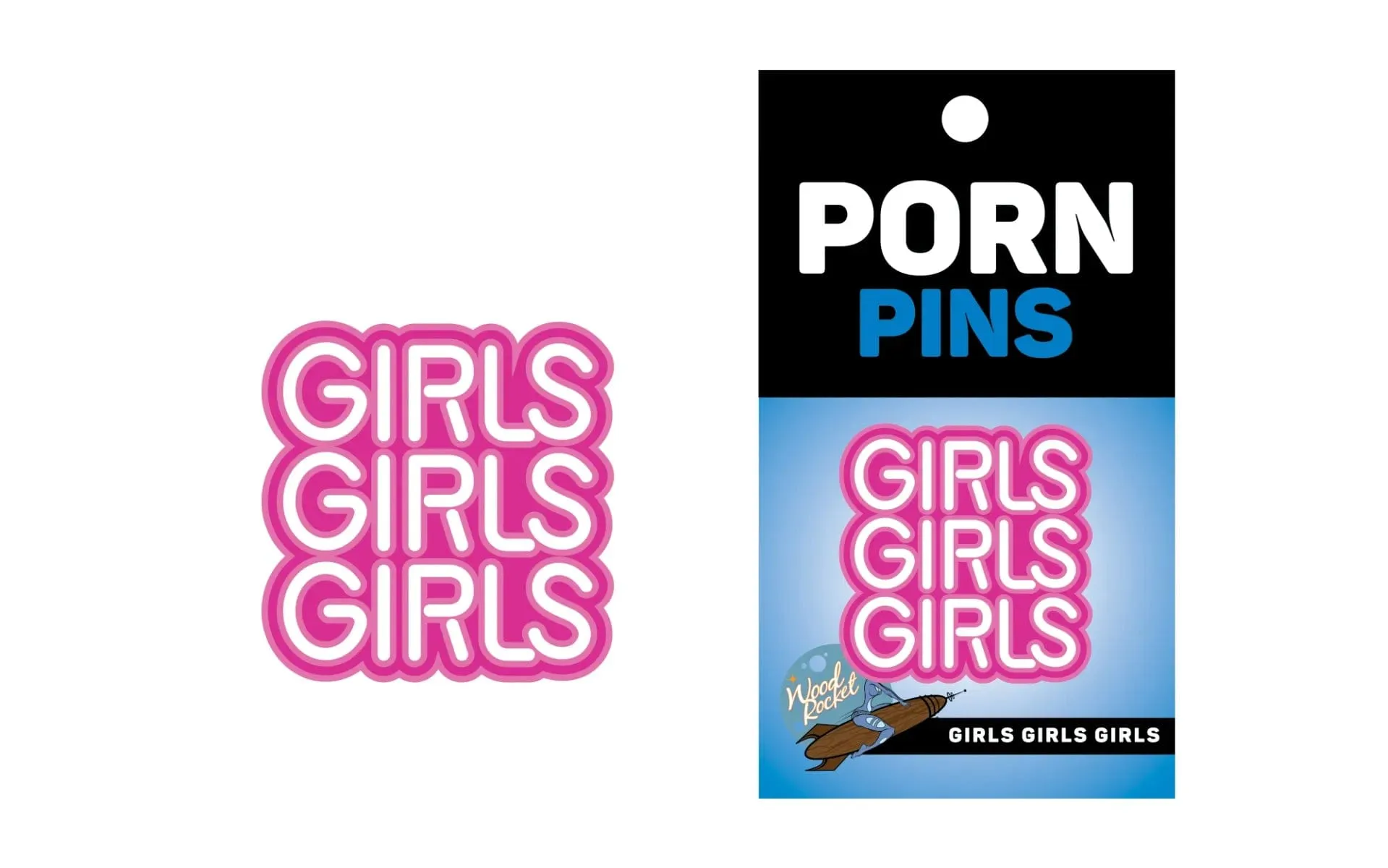 Wood Rocket Assorted Adult Pins