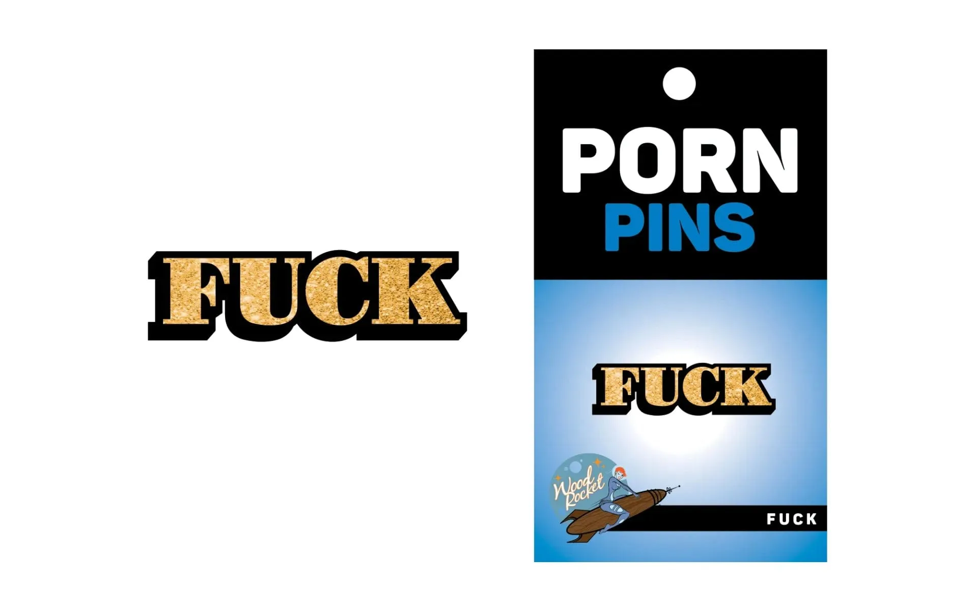 Wood Rocket Assorted Adult Pins