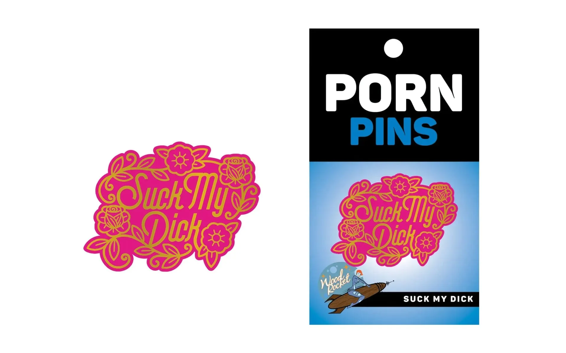 Wood Rocket Assorted Adult Pins