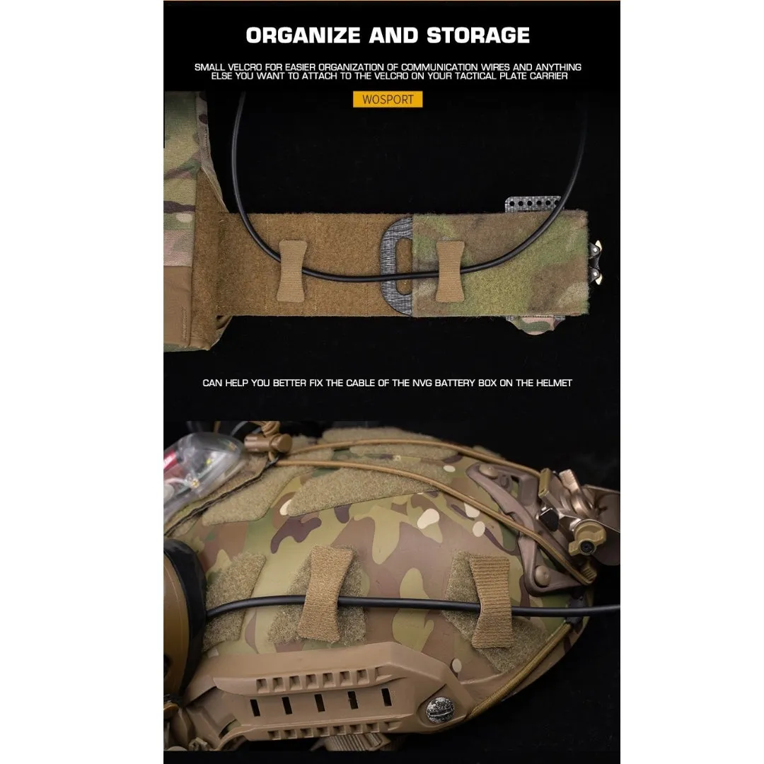 WST Cable Organizer, 8 pcs - Coyote