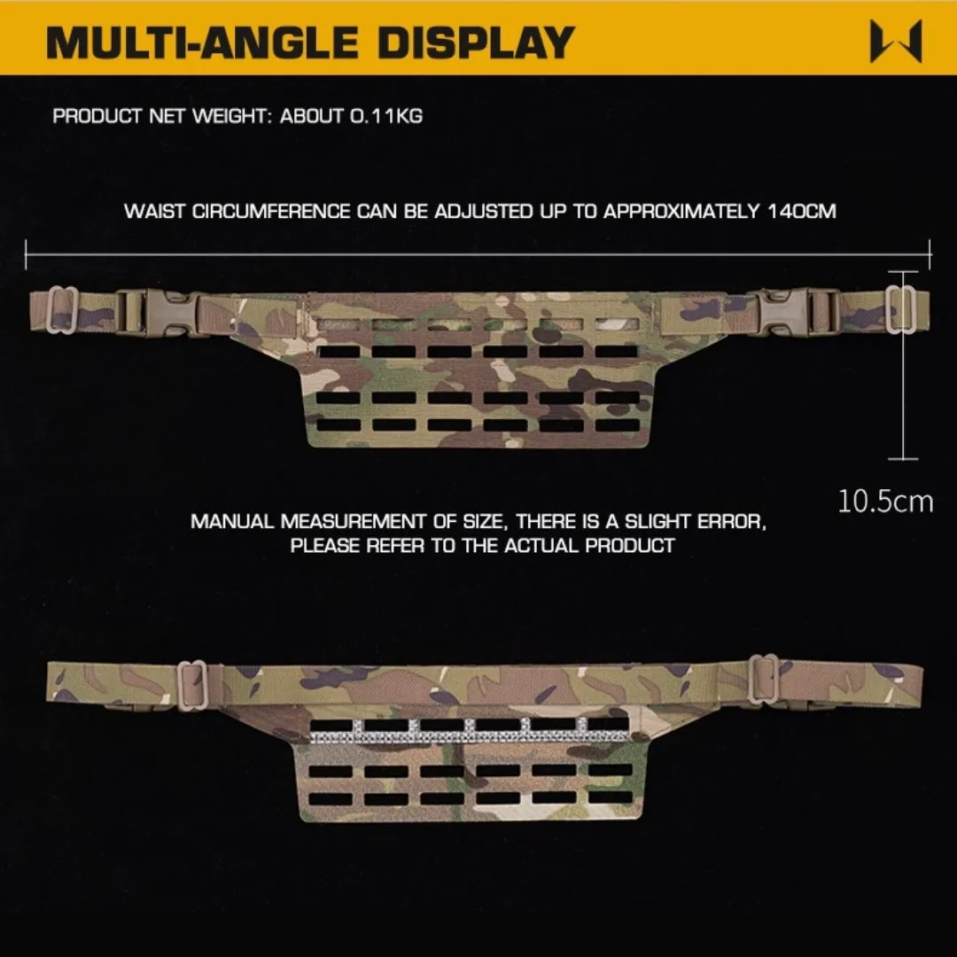 WST Fanny Pack Molle Adapter Panel , Large (6 Rows) - MC
