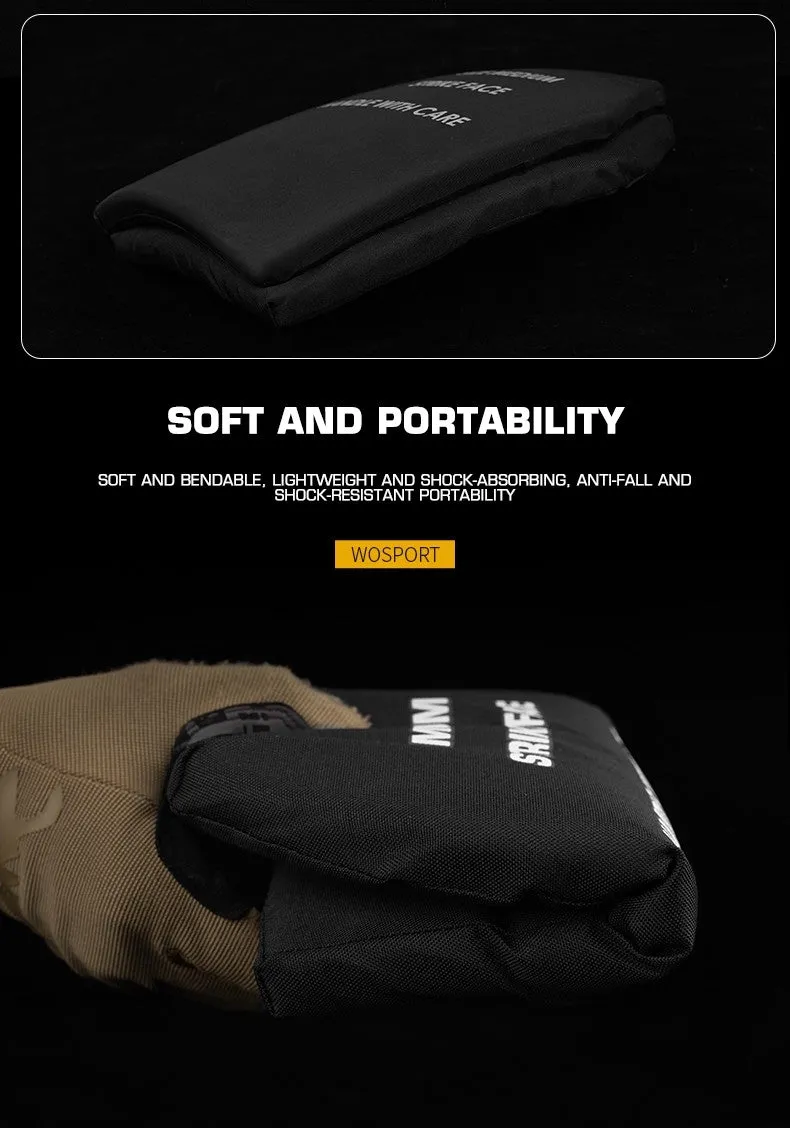 WST Foam Replica of SAPI Ballistic Inserts (2 pcs), Size L - Black