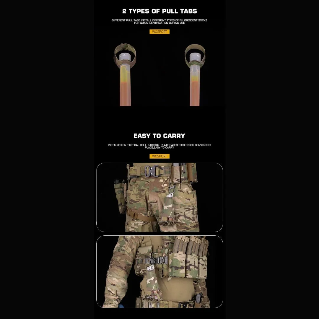 WST Glow Stick Tactical Storage Pouch - MC