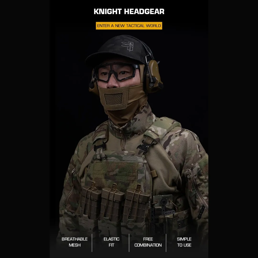 WST Knight Balaclava with Teeth Guard - Tan