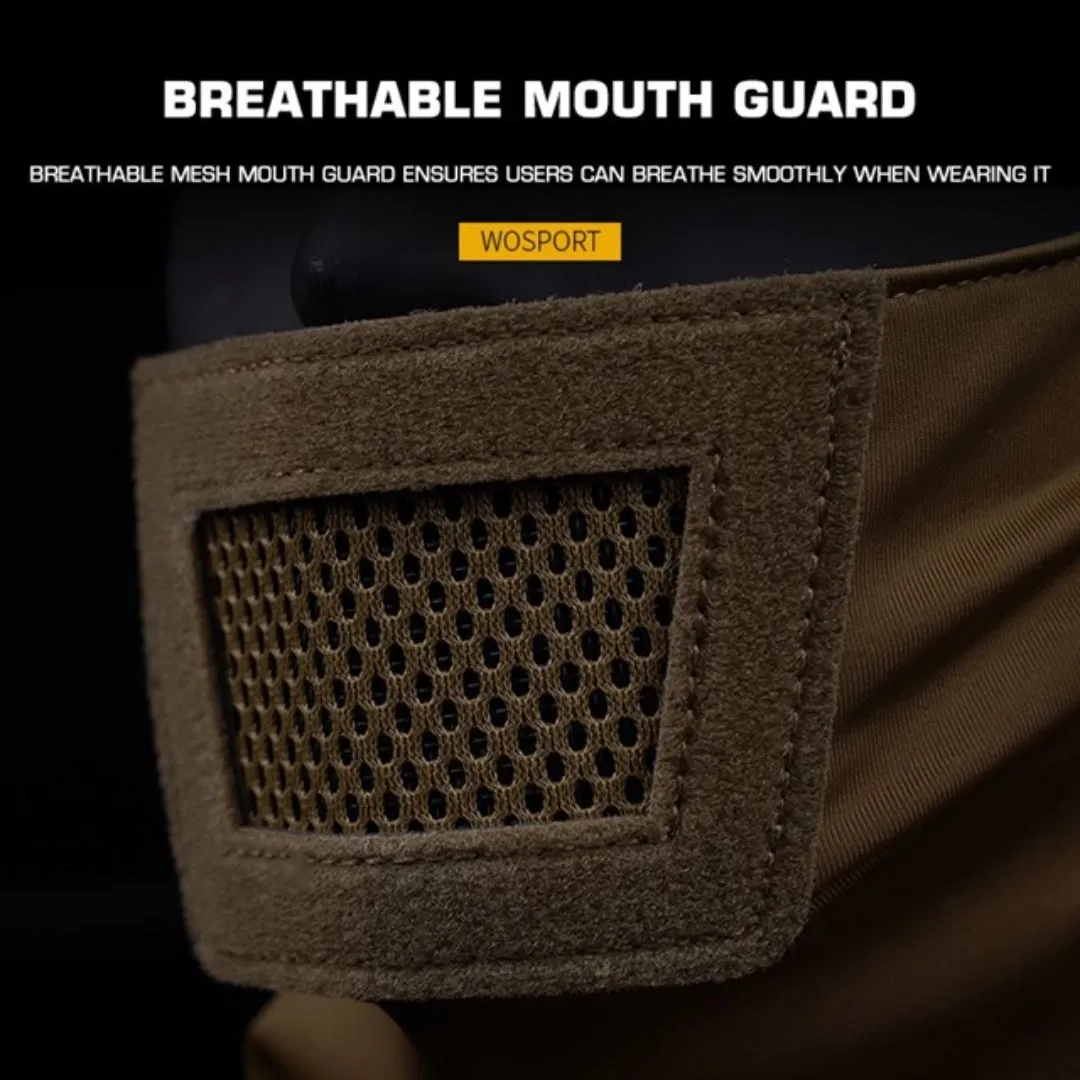 WST Knight Balaclava with Teeth Guard - Tan