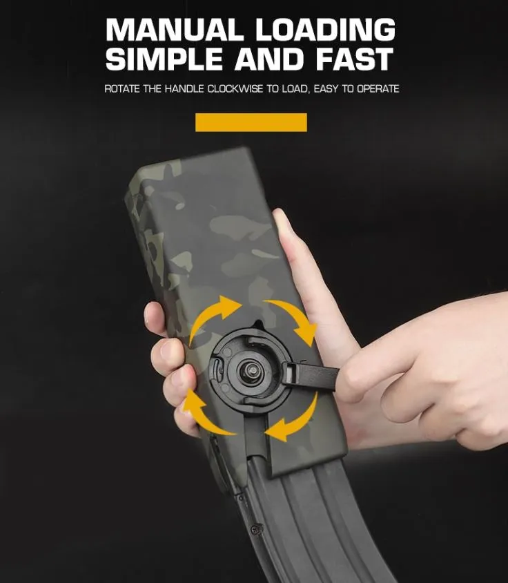WST Lever Silence Speedloader, 1000 BBs - Tan