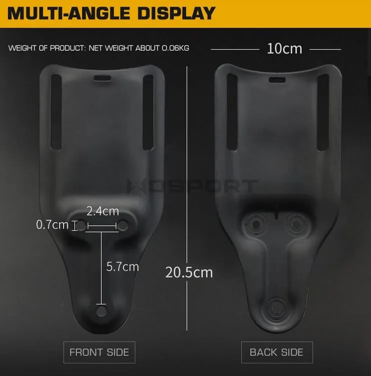 WST Lowered Belt Platform (Low Rise) for Holster  - MC